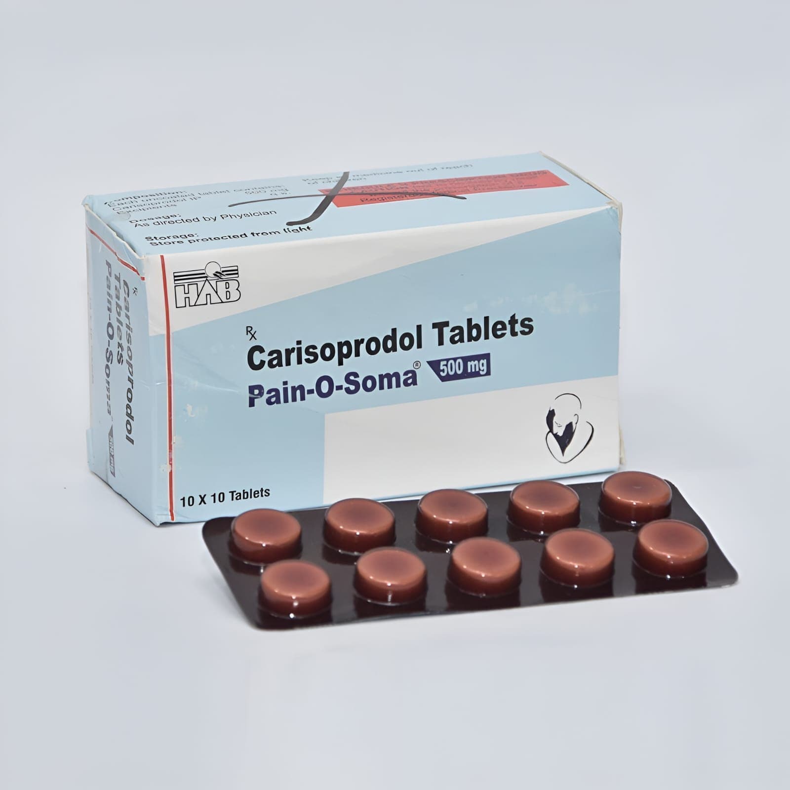 Pain-O-Soma 500mg — Carisoprodol Tablets — Carisoprodol
