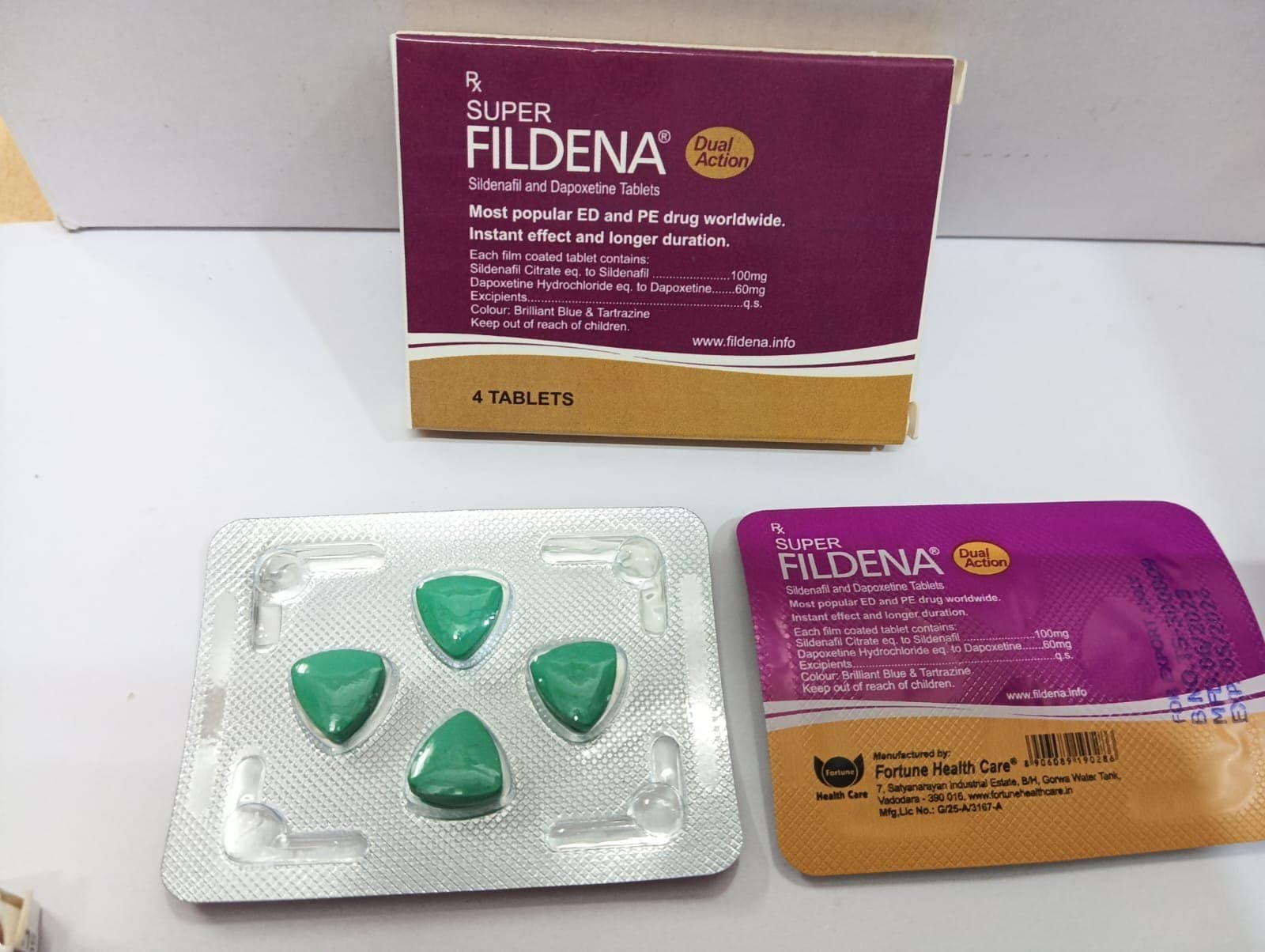 Super Fildena — Sildenafil + Dapoxetine