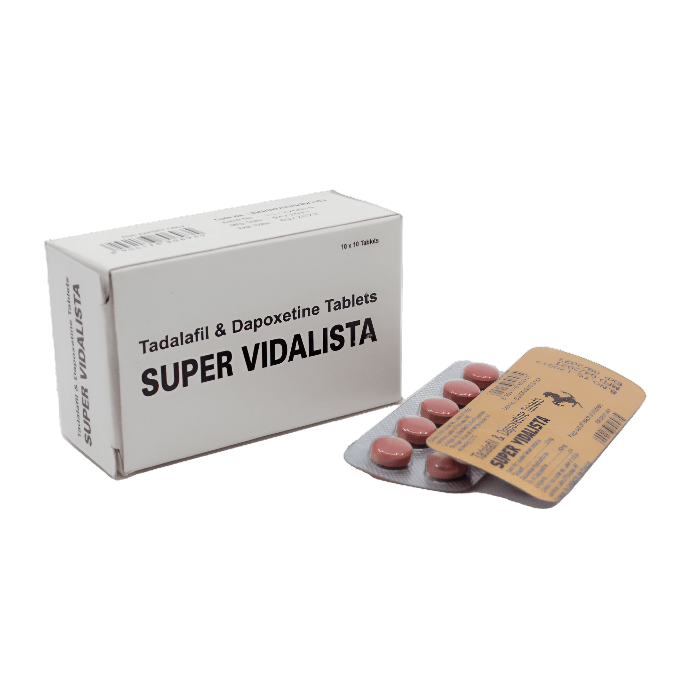 Super Vidalista — Tadalafil + Dapoxetine