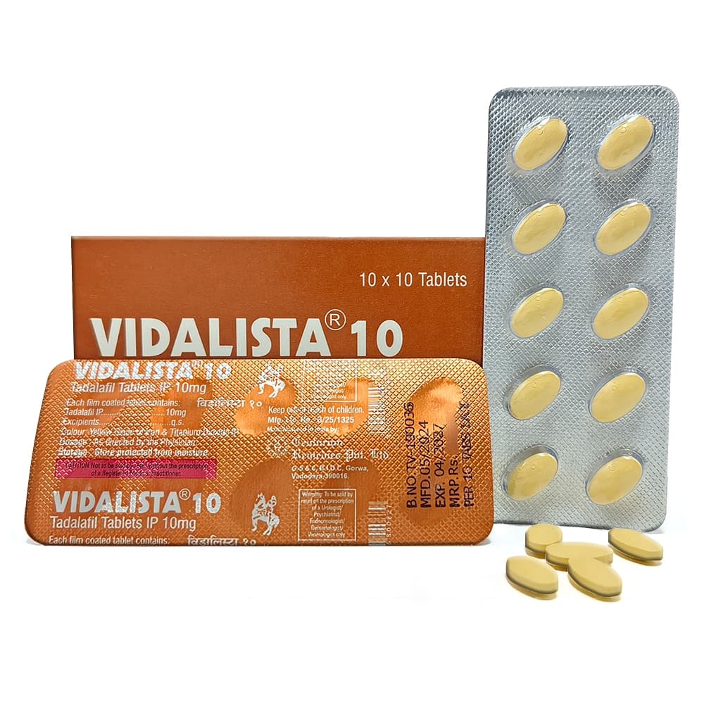 Vidalista 10mg — Tadalafil