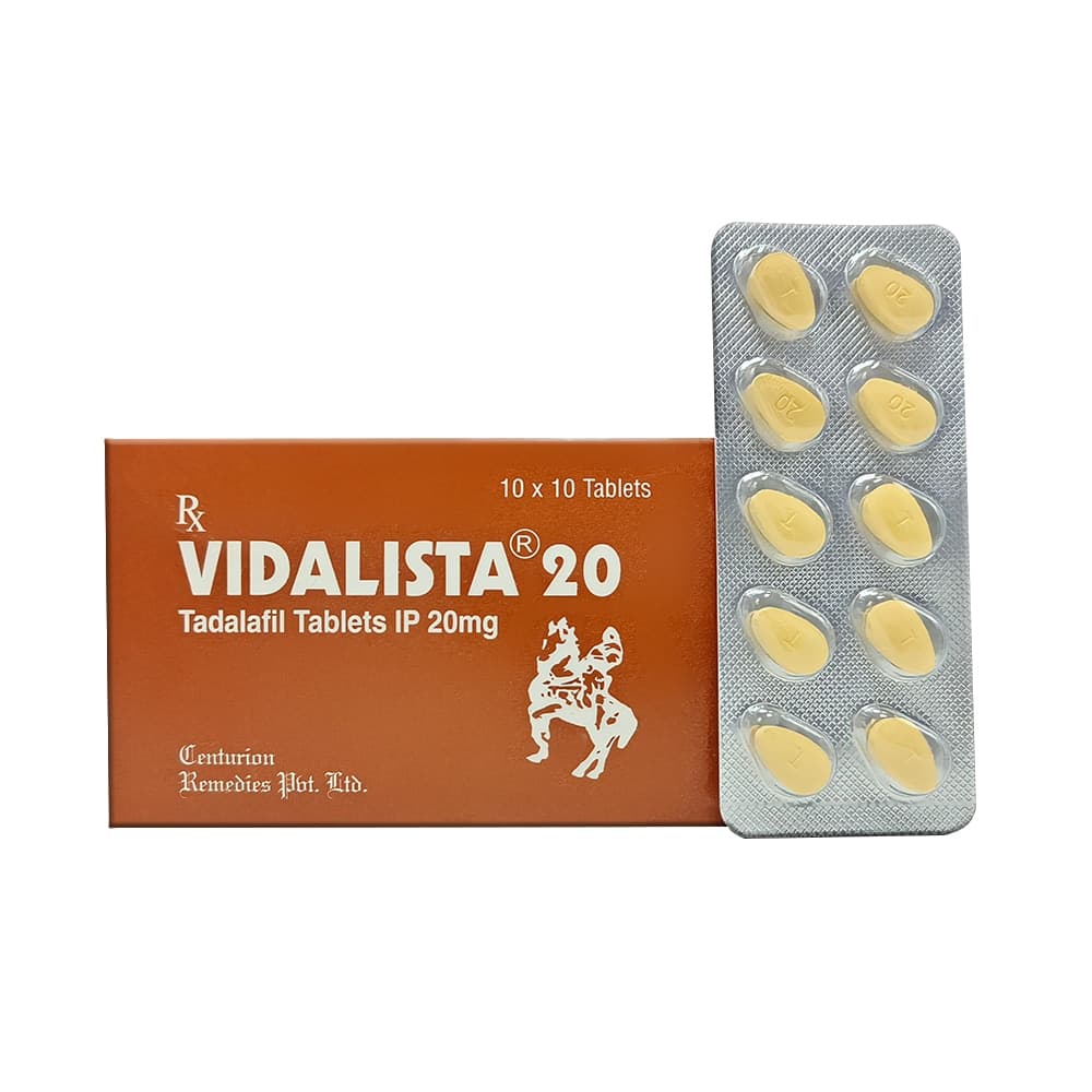 Vidalista 20mg — Tadalafil