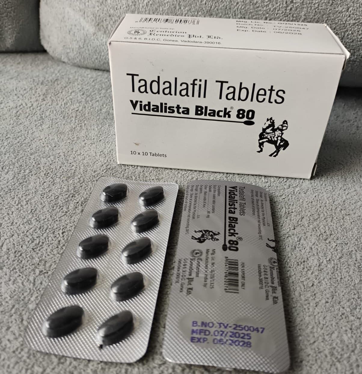 Vidalista 80mg Black — Tadalafil