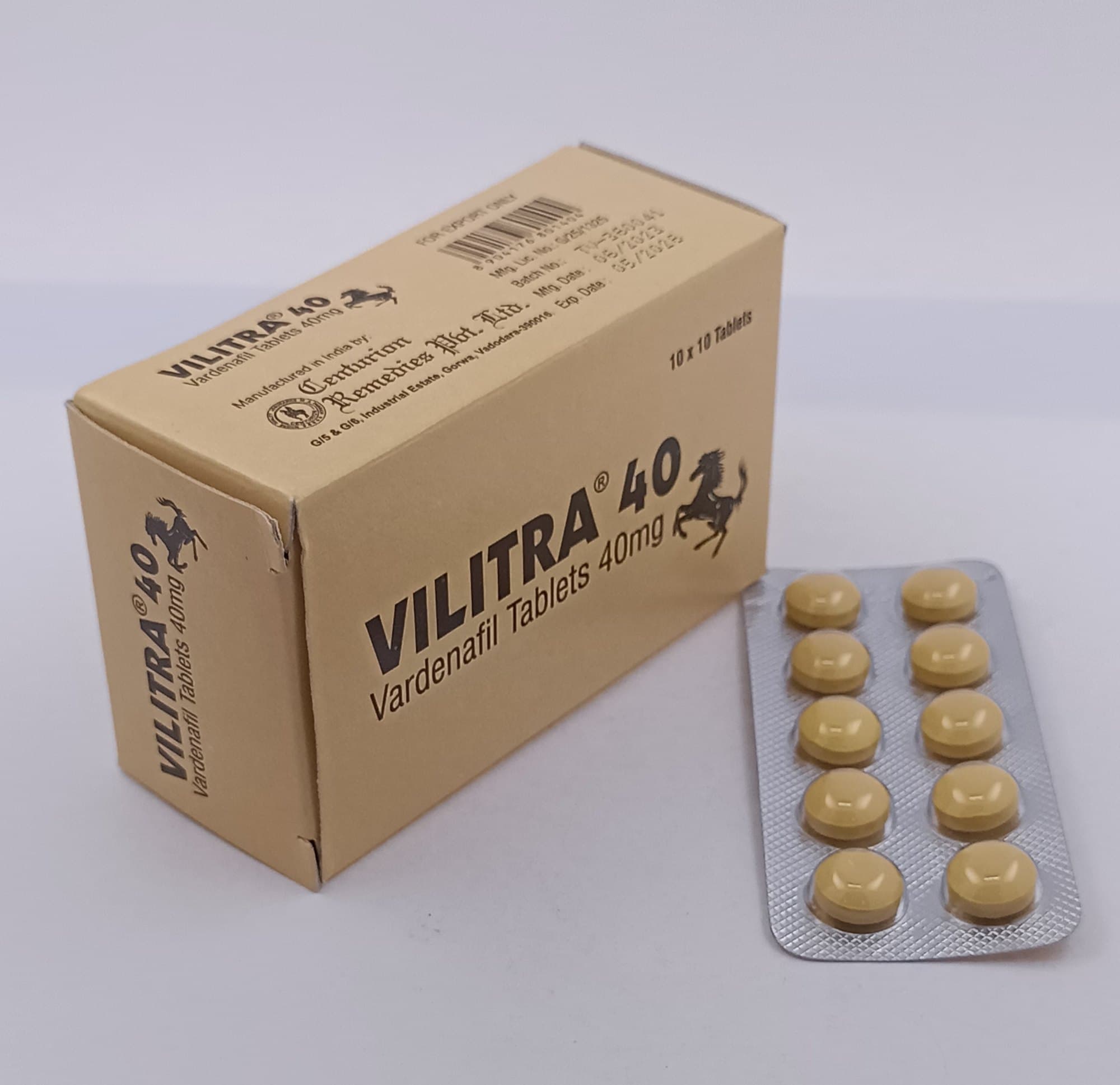 Vilitra 40mg — Vardenafil