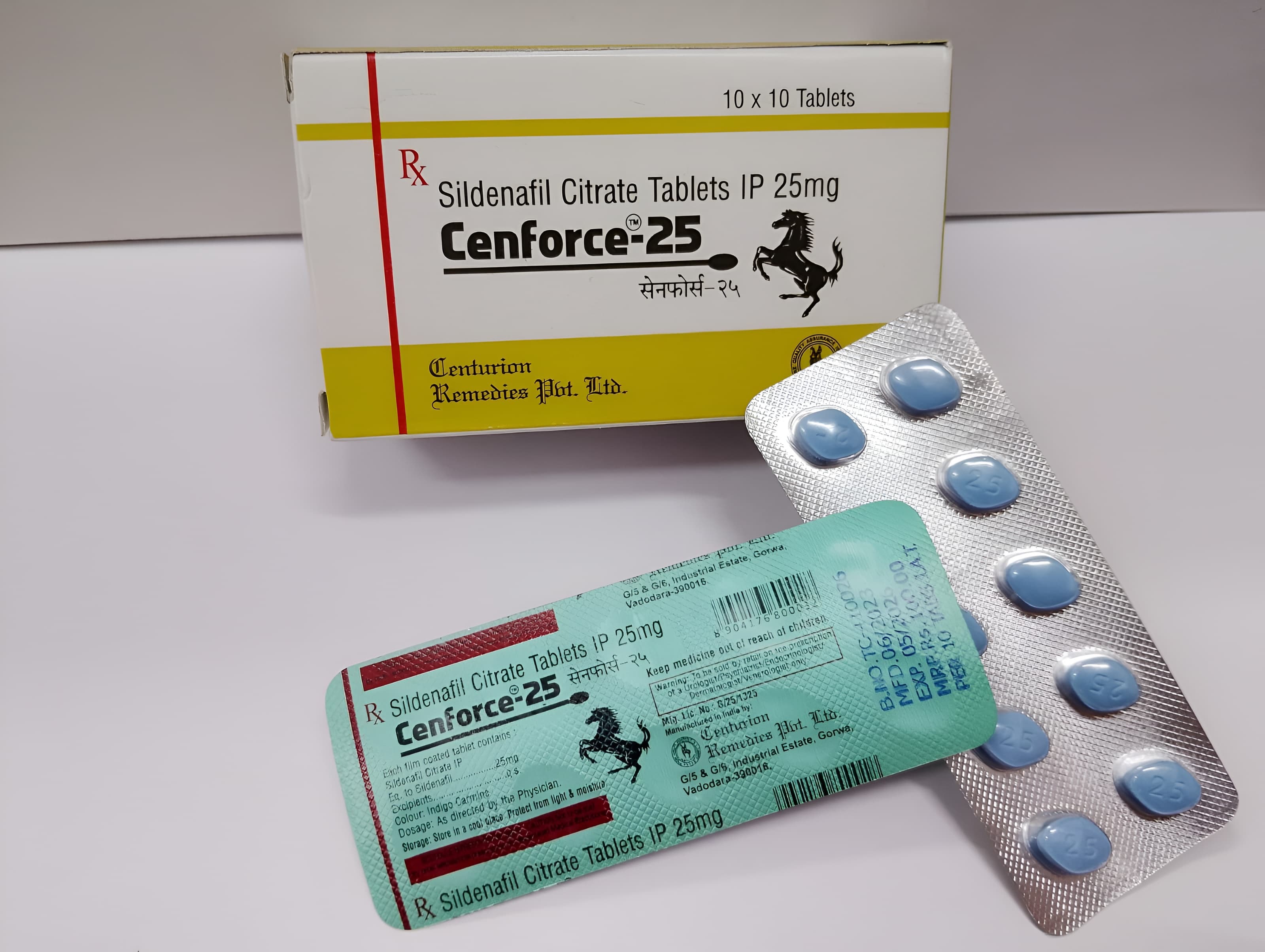 Cenforce 25mg — Sildenafil — tablet