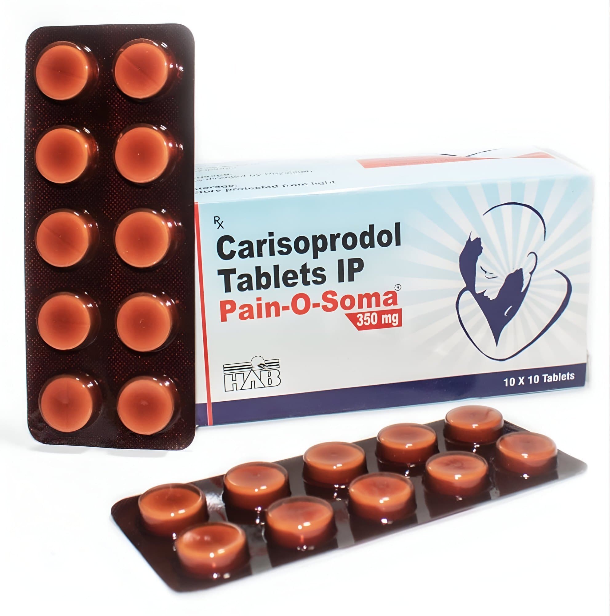 Pain-O-Soma 350mg — Carisoprodol Tablets — Carisoprodol